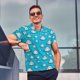 thumbnail image 4 of Balery Hippo In Water Head Camisa Polo de Hombre con Estampado, de Manga Corta y Tejido Medio, Camisa Tipo Golf Polo-Medium, 4 of 6