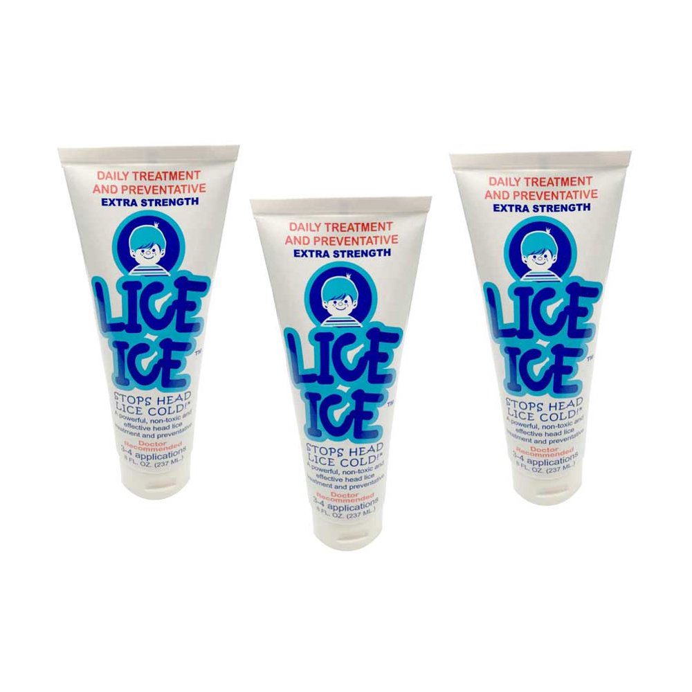 Lice Ice Natural Head Lice Treatment Hair Gel, Also Scabies. LiceIce