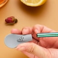 thumbnail image 6 of Cheers US Reusable Stainless Steel Drinking Straws with Filter Spoons Bombillas Yerba Mate Straw, Drinking Stirring Removable Silicone Spoon Head Filter Stainless Steel Straws, 6 of 7