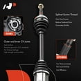 thumbnail image 4 of A-Premium CV Axle Shaft Assembly Compatible with Lexus RX350 2010-2014 Toyota Highlander 2014-2017 Venza 2009-2015 Front Right Passenger Side, 4 of 9
