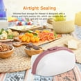 thumbnail image 4 of Guardoinrt Reusable Silicone Bags Convenient Food Storage Bag Bag Seal Containers Pink, 4 of 6
