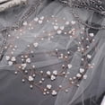 thumbnail image 5 of Bridal Hair Vine 39'' Pearl Headband Extro Long Flower Hair Piece for Bride Bridesmaid Prom Party Festival Hair Jewelry for Women (Rose gold), 5 of 12