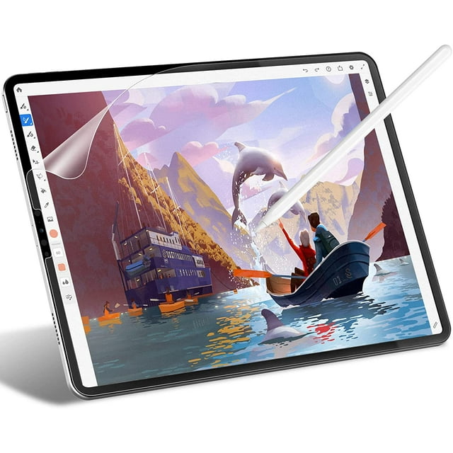 Paper Screen Protector for iPad Air 5/4 10.9-Inch, iPad Pro 11-Inch All Models, Anti-Glare, Matte PET Paper Film