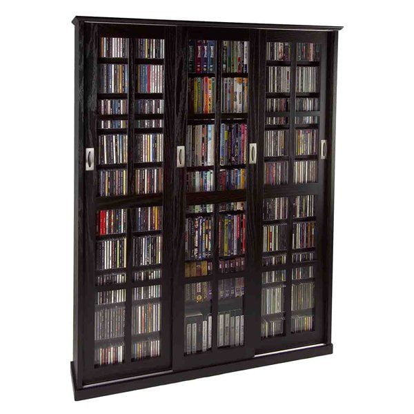 Leslie Dame Enterprises MS-1050 Mission Style Sliding Glass Cabinet