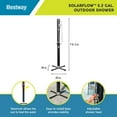 thumbnail image 6 of Bestway SolarFlow Outdoor Shower 5gal/20L: Oversized Shower Head and Stand. Easy Installation, adjustable water flow and tempature control. Multiple Water Spray Settings, 6 of 6