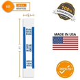 Money Bands Currency Sleeves Straps‚ Made in USA (Pack of 660) Self