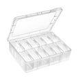 thumbnail image 4 of Boads Box de almacenamiento Contenedor Contador de contadores Transparentes Joyas de escritorio que fabrican Cajas de suministros de manualidades, 4 of 9