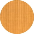 thumbnail image 1 of Ahgly Company Indoor Round Solid Orange Modern Area Rugs, 4' Round, 1 of 4