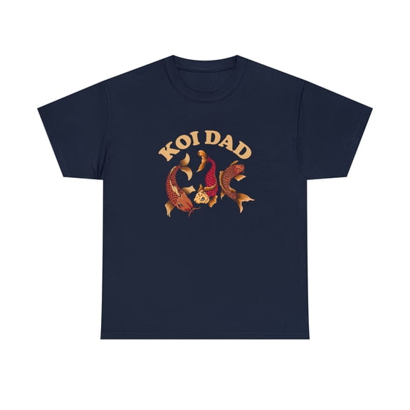 Koi Dad Shirt, Koi Fish, Dad Shirt, Koi Pond, Father's Day Gift - ID: 2158