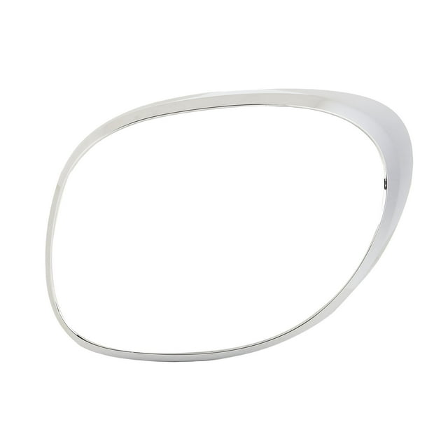 Tail Lamp Trim Ring Chrome, Stylish Protection with Easy Installation, Replacement for 500L 2014 - 2018, Snap on Plastic Chrome Plated