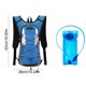 thumbnail image 3 of Mochila de hidratación ligera con tira reflectante – Mochila para correr con bolsa de agua a prueba de fugas de 2 litros para senderismo, ciclismo y uso diario., 3 of 6
