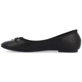 thumbnail image 3 of Journee Womens Vika Slip On Round Toe Ballet Dress Flats, Widths Available, 3 of 10