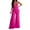 Hot Pink, variant on Women's Stylish Solid Color Long Pants Jumpsuit Elegant Casual Wear For Everyday Fashion Wide Leg Rompers for Women All Romper for Women for Party Workout Pantsuit plus Size Romper High Waist Rompers