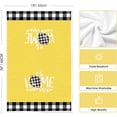 thumbnail image 6 of Buffalo Plaid Lemon Home Truck Hello Summer Kitchen Towels Dish Towels, 18x26 Inch Seasonal Decoration Hand Towels Set of 4, 6 of 6