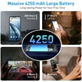 thumbnail image 6 of XGODY X31 4G T-Mobile Unlocked Andriod Phones,64GB,4250mAh Unlocked Cell Phone,6.52" Smartphone, Navy Blue, 6 of 10