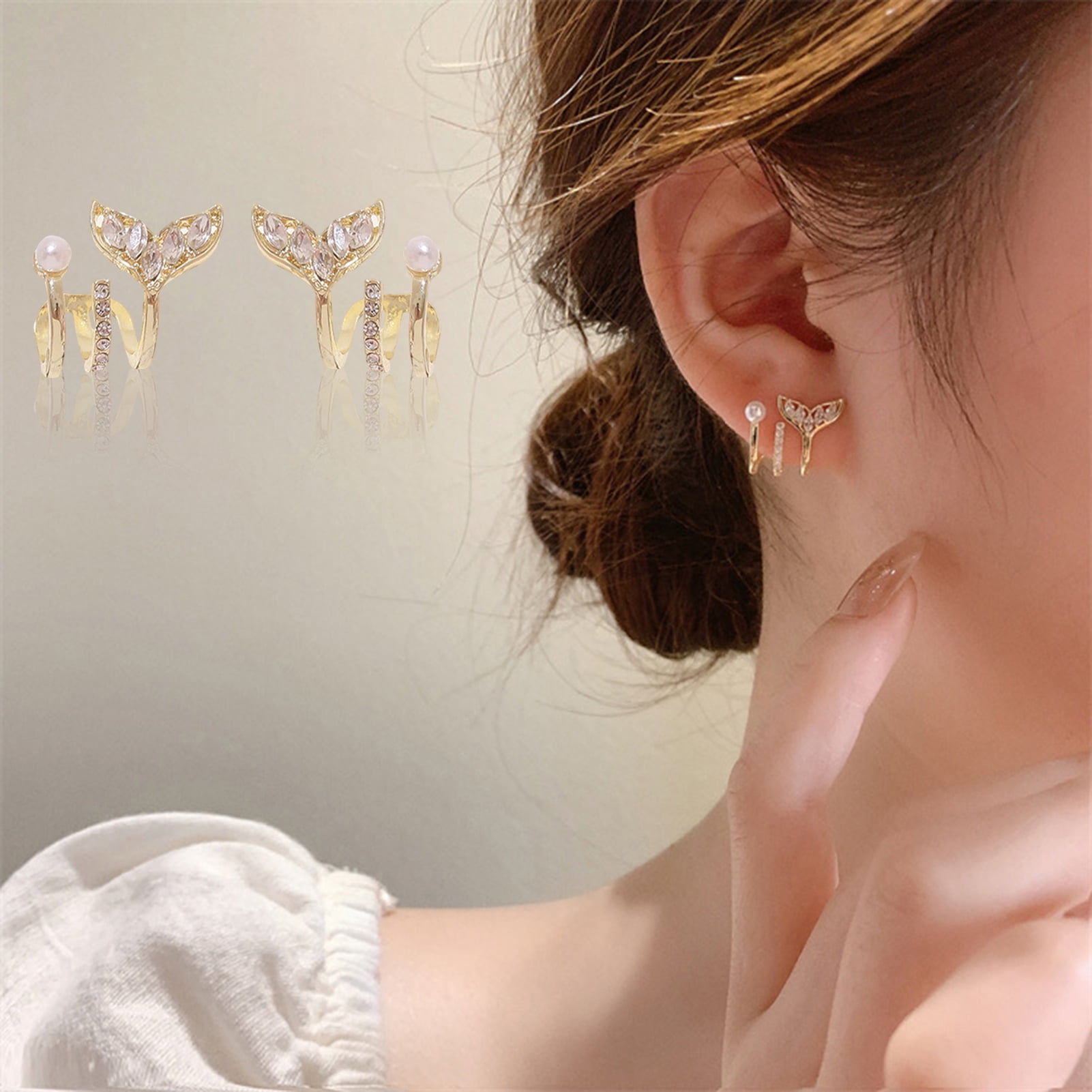 Ear cuffs for pierced ears cartilage best sale