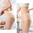 thumbnail image 3 of Panties for Women Over 60 Leak proof Ladies Underwear Washable，Cotton Incontinence Underwear for Women, Middle Waisted Panties for Women over 60, Reusable Protective Briefs, 3 of 12