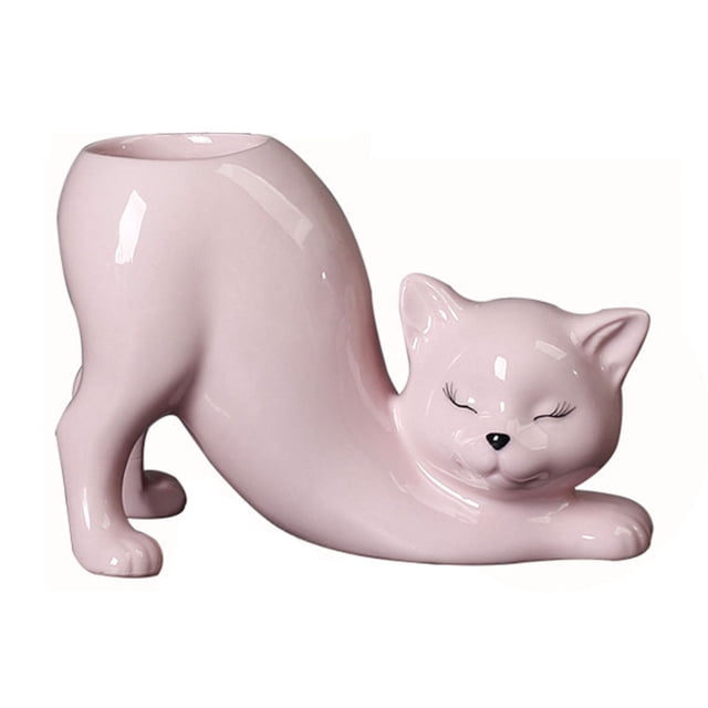 Independence Station Explosion Cute Ceramic Tail Column Planter