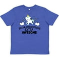 thumbnail image 3 of Inktastic Extra Chromosome Extra Awesome with Unicorn Youth T-Shirt, 3 of 5
