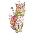 thumbnail image 1 of Kit de animales de punto de cruz parcial, algodón ecológico, 11 quilates, obra de arte estampada, regalo, decoración del hogar Hugtrwg  Para estrenar, 1 of 9