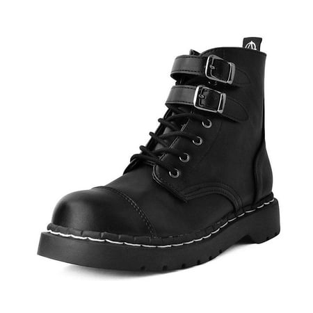 

Black 2-Buckle Anarchic Boot - US: Womens 8 / Black / Synthetic