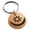 Rose, variant on Stainless Steel Aztec Harmony Rune Engraved Small Medallion Circle Charm Keychain Keyring