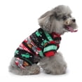 thumbnail image 3 of Xmarks Christmas Dog Pajamas for Small Medium Dogs Sebaoyu Winter Pet Dog Jumpsuit Clothes Outfit Puppy Bodysuit Sweater, 3 of 8