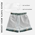 thumbnail image 3 of FORMRS Boys Swim Trunks Quick Dry Mesh Liner Boardshorts Sizes XS-XL, Floral Forest Scene, 3 of 7
