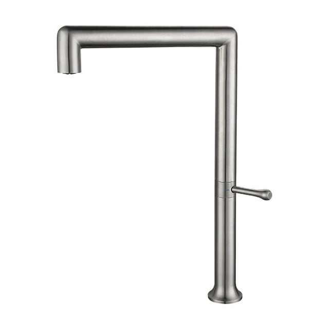 Brushed Gold Kitchen Sink Faucet Deck Mount Rotatable Water Mixer Tap, Stainless Steel Brushed Kitchen Faucet ,Versatile Features
