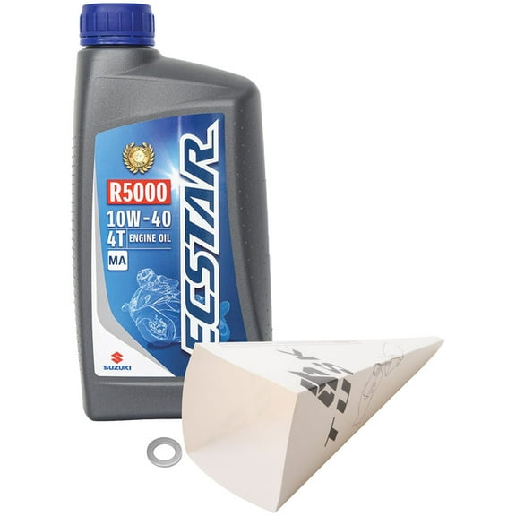 Tusk 2-Stroke Transmission Oil Change Kit Suzuki ECSTAR R5000 10W-40