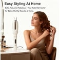 thumbnail image 5 of Professional Automatic Hair Curling Iron, 4 Temperature Settings, Ceramic Rotating Wand with Negative Ion Technology (Off-White), 5 of 14