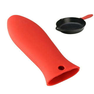 LE CREUSET “BLACK” Silicone Skillet Handle Sleeve Protector Cool Tool NWT