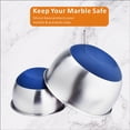 thumbnail image 3 of ARC KTE14 Stainless Steel Mixing Bowl set with Lids Non-Slip Silicone Bottom, Pour Spouts and Measurement Marks (5pcs set), 3 of 5