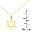 thumbnail image 2 of Primal Gold 14K Yellow Gold Star of David Pendant on 18-inch Chain, 2 of 5