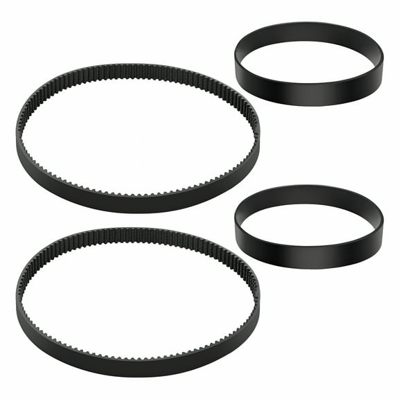 ZEPARO Replacement Belt Set for PowerForce PowerBrush Pet XL and TurboClean DualPro Pet Carpet Cleaner,Replace Parts 1626502&1626486 (2 Sets)