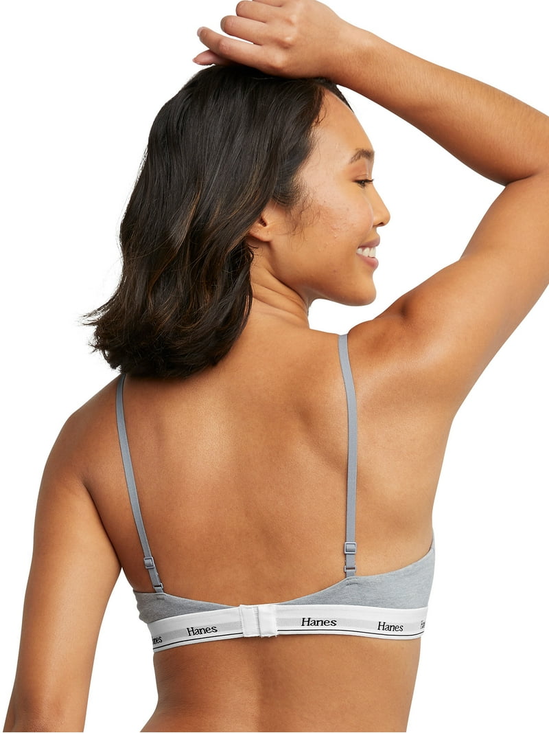 Hanes Originals Women's Stretch Triangle Bra, 2-Pack - Walmart.com