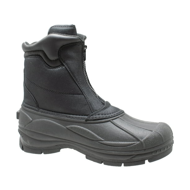 snow boots with zipper