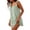 Mint Green, variant on ZyeKqe Babydoll Lingerie for Women Lace Ruffled Sleeveless Square Neck Chemise Lightweight Comfy Loungewear Mini Dress
