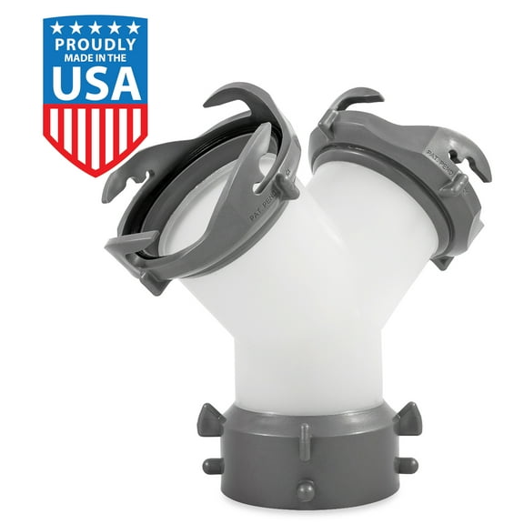 Camco Wye RV Sewer Hose Fitting - Swivel 360-Degree Ends - Multicolor (39815)