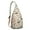 Beige-1, variant on Rustic Chicken Print Sling Backpack – Lightweight Farmhouse Crossbody Bag for Hiking, Travel & Daily Use