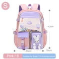 thumbnail image 1 of Mochila bonita de conejo para niñas, adolescentes, estudiantes, mochilas escolares de princesa para guardería, bolsos de hombro, mochilas de dibujos animados, mochilas para libros qym unisex, 1 of 2