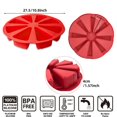 thumbnail image 4 of BEMS-1 pieza molde de silicona para pasteles herramientas para hornear 8 puntos bollos DIY, 4 of 5
