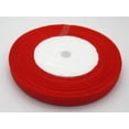 thumbnail image 5 of U8MO 50 Yards 3/8" (10mm) Wedding Crafts Sheer Organza Ribbon Pick Your Color-Rose Pink, 5 of 7