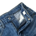 thumbnail image 6 of KIDSCOOL SPACE Big Boys Jeans,Kids Elastic Band Inside Ripped Denim Pants,Light Blue,8-9 Years, 6 of 6