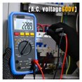 thumbnail image 3 of Testeur de Résistance d'Isolation 2en1 - Mégohmmètre 1000V, Voltmètre, Résistance de Tension AC/DC, Facile à Utiliser, 3 of 5