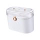 thumbnail image 1 of Caja de almacenamiento perfecl organizadora para el hogar con tapa y asa dos compartimentos para joyería artesanal juguete Estuche de almacenamiento para lazos para el cabello, 1 of 8