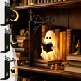 thumbnail image 5 of Gcvizuso Ghost Library Lantern, Halloween Decorative Bookshelf Lighting, Reading Book Shelf Lights, Antique LED Books Nook Lamp Ornament for Study Reading Corner Home Library, Gifts for Book Lovers, 5 of 8