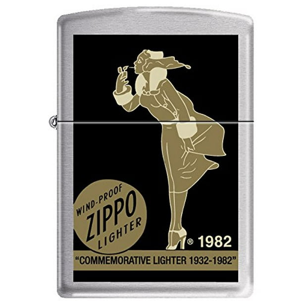 Zippo Commemorative Windy Girl Lighter 1932 - 1982