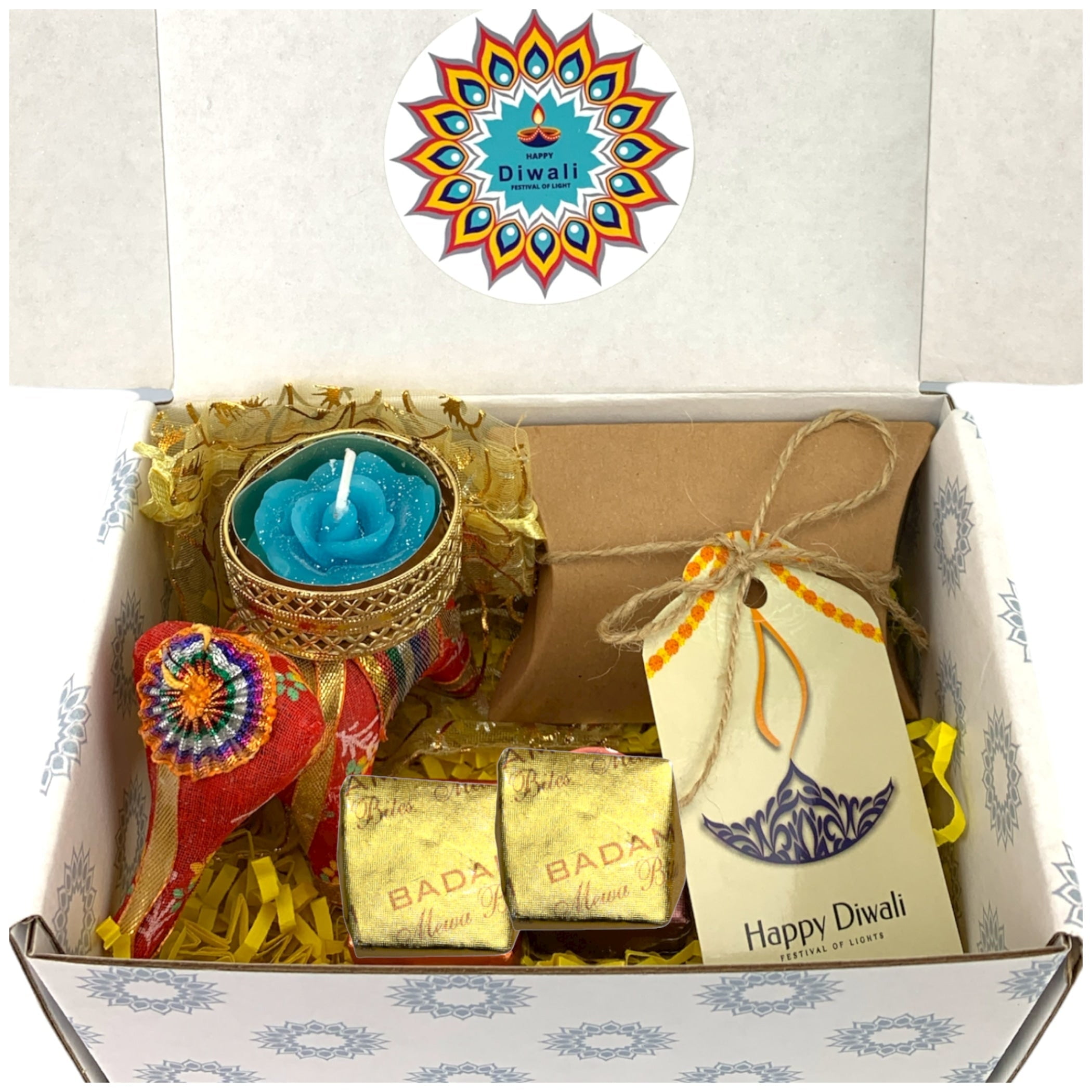 Lovenspire Personalize Diwali Gift Boxes Navratri Gifts Box Hamper Basket,  Sweets Dry Fruits For Employees, Home Office Friends , Family & Relatives -  Walmart.com