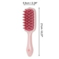 thumbnail image 5 of Unique Bargains 1 Pc Hangable Handle Hair Shampoo Brush for Head Massage 8.27"x2.28"x1.57" Pink, 5 of 6